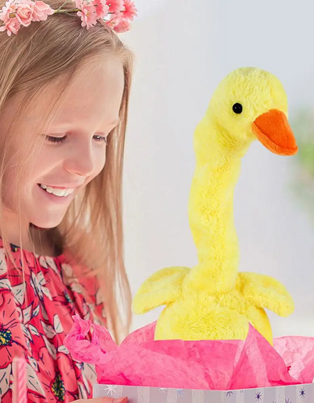 Talking Dancing Duck Plushie Toy