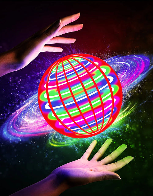 Load image into Gallery viewer, Flying Ball, Automatic Spinning Ball, LED Dazzling Lights, Floating Magic, Fan, UFO Flying Machine, Toy, Gift, Game, Sports Ball
