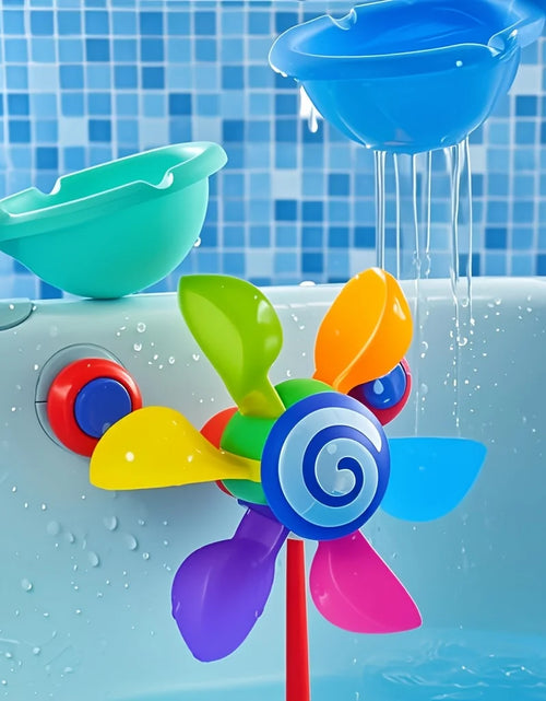Load image into Gallery viewer, Fun Spinning Windmill Bath Toys, Sensory Bath Gifts for Children, Ideal Birthday and Christmas Gifts, Pool Shower, Flotador Bebe
