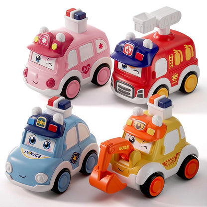 Press & Go Rescue Vehicle Set