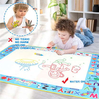 Large Reusable Water Doodle Mat – 39 × 31 in