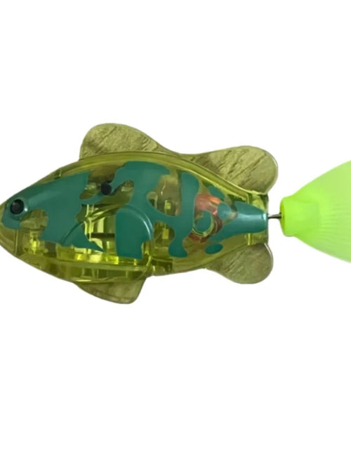 Load image into Gallery viewer, Baby Bath Light-Up Sensor Electric Small Fish Playing in Water Pet Fish Swimming Fish Can Swim Realistic Clownfish Toy
