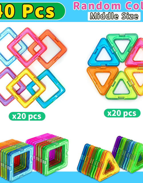 Load image into Gallery viewer, Magnetic Building Blocks Construction Sets Toy For Kids DIY Toys STEM Learning Educational Magnet Toys Birthday Gift

