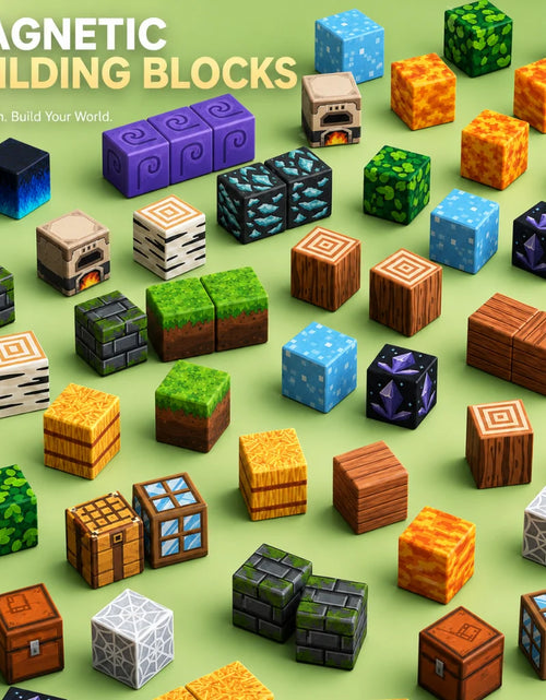 Load image into Gallery viewer, New Magnetic Building Blocks Mine World Magnetic Cozy Forest Cabin Construction Brick Cube STEM Boy Girl Children Toy Set Gift
