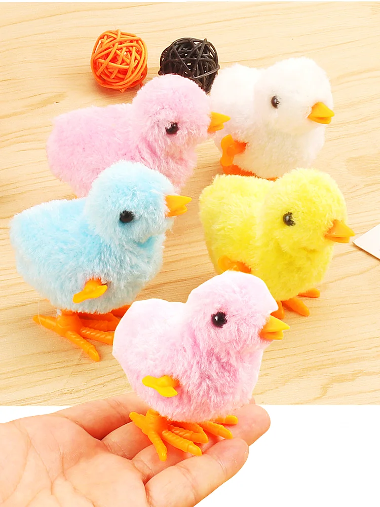 Colorful Wind-Up Walking Chicks