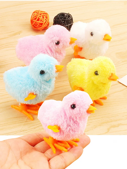 Colorful Wind-Up Walking Chicks