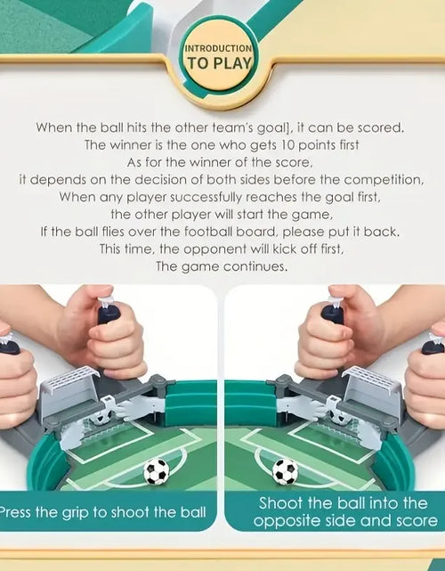 Load image into Gallery viewer, Table Football Game, Two-Person Football Game Table Game, Parent-Child Interactive Puzzle Game Table Football, Tabletop Soccer
