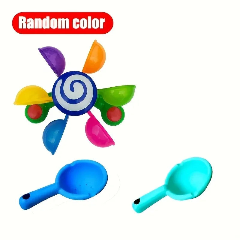 Fun Spinning Windmill Bath Toys, Sensory Bath Gifts for Children, Ideal Birthday and Christmas Gifts, Pool Shower, Flotador Bebe