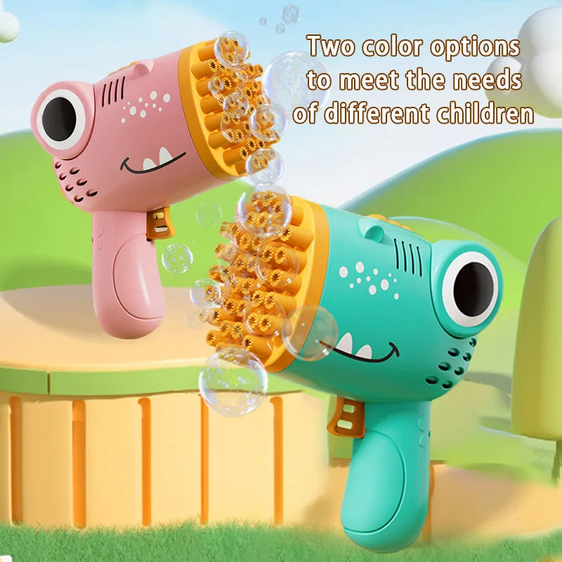 40-Hole Dinosaur Bubble Blaster