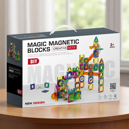 Magnetic Marble Run Building Set