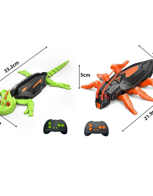 Load image into Gallery viewer, Wall Climbing RC Gecko Toy Electric remote control lizard wall climbing car gecko Animal Car Children's Halloween Toys
