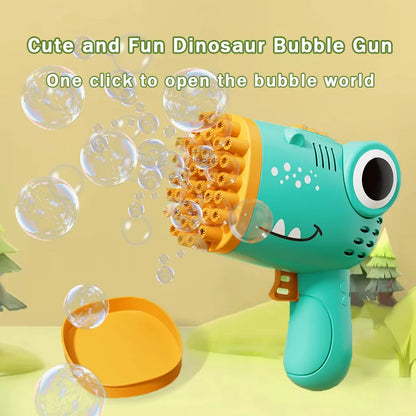 40-Hole Dinosaur Bubble Blaster