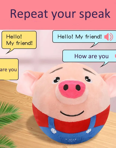 Piggy Interactive Toys Rechargeable Jumping Moving