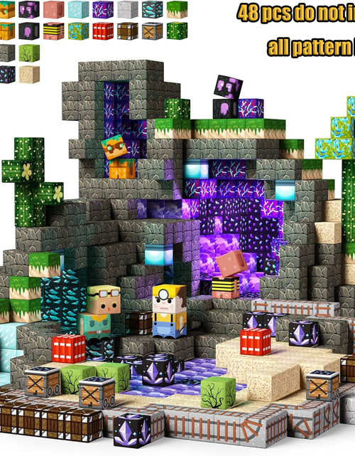 Load image into Gallery viewer, New Magnetic Building Blocks Mine World Magnetic Cozy Forest Cabin Construction Brick Cube STEM Boy Girl Children Toy Set Gift
