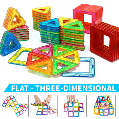 Magnetic Building Blocks Construction Sets Toy For Kids DIY Toys STEM Learning Educational Magnet Toys Birthday Gift