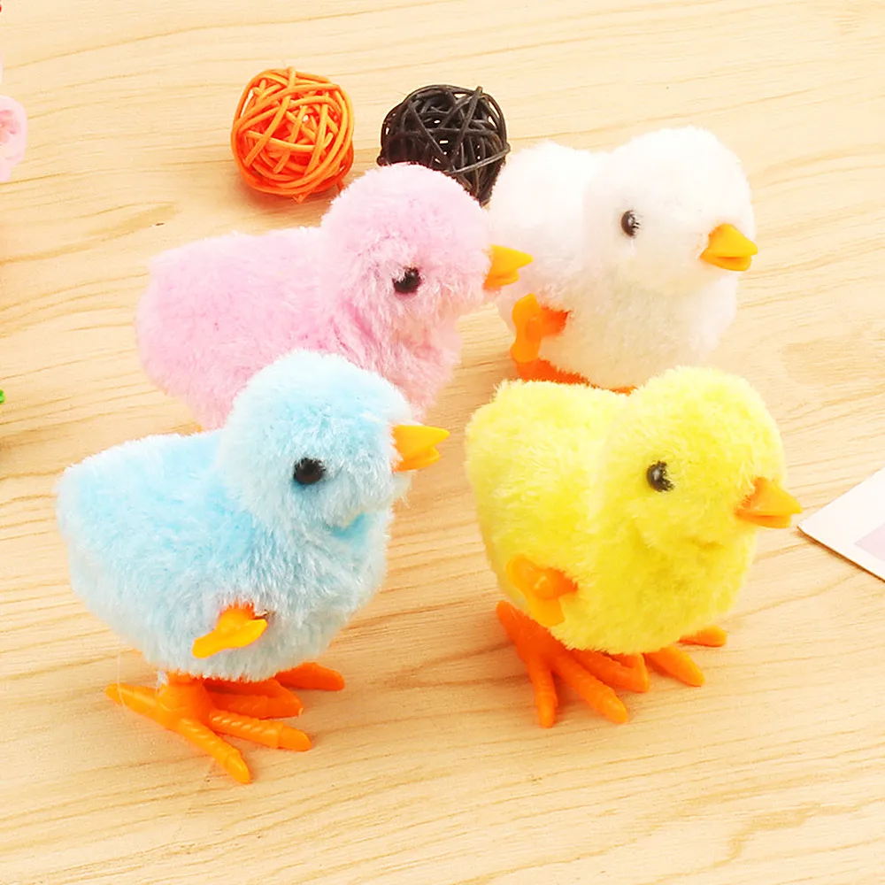 Colorful Wind-Up Walking Chicks
