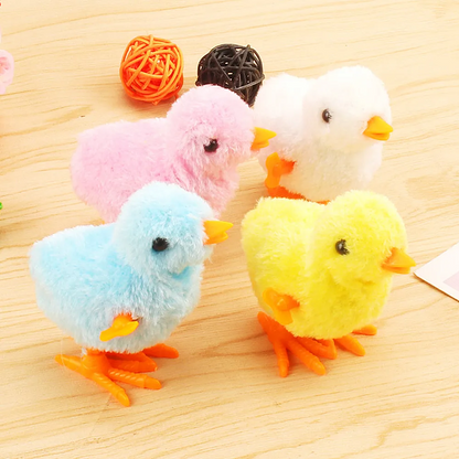 Colorful Wind-Up Walking Chicks
