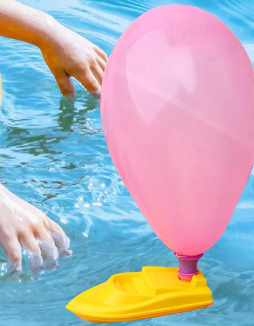 Load image into Gallery viewer, random color Balloon Power Boat DIY Science Experiment Balloon Car Educational Equipment Inertia Toy Kindergarten With 3Balloons
