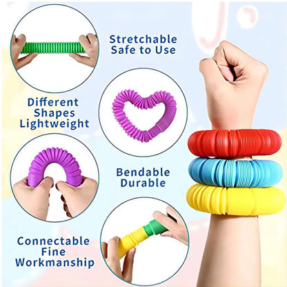Colorful Stretch & Connect Pop Tubes