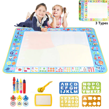 Large Reusable Water Doodle Mat – 39 × 31 in