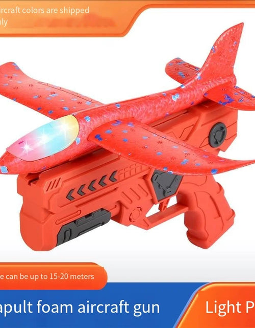 Load image into Gallery viewer, Foam Plane Gun Launcher Popular Outdoor Toy Boy Sports Catapult Game Emotional Interactive Girl Birthday Christmas Gift
