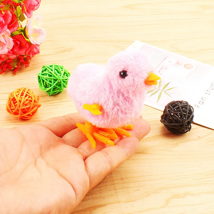 Colorful Wind-Up Walking Chicks
