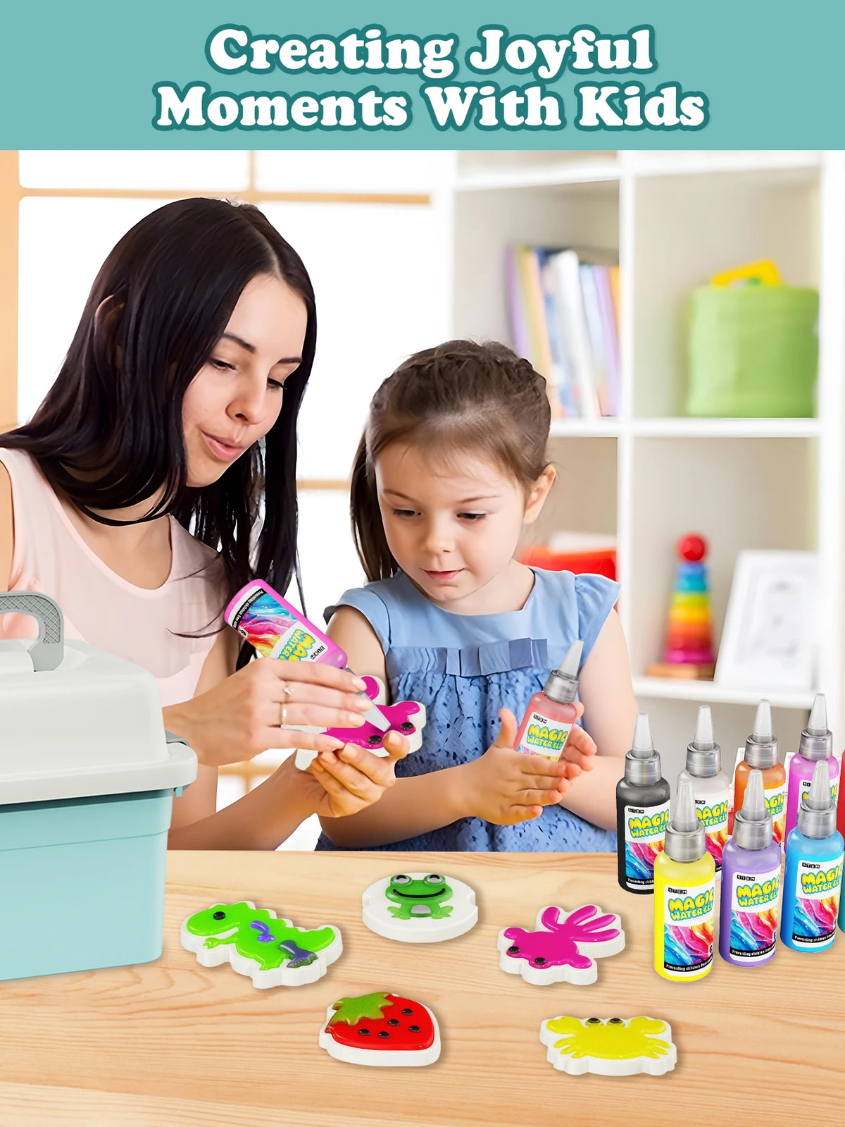 Fun Science Experiment Set, DIY Magical 3D Water Elf, Graffiti Painting Floating Toy