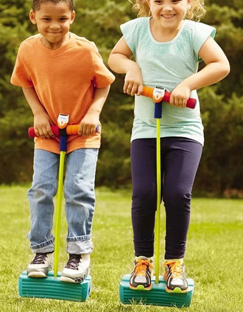 Load image into Gallery viewer, Children Growing Bounce Sense Training Pogo Stick Jumper Tall Foam Frog Toy Jumping Stilts Shoes Sport Outdoor Toys For Kids

