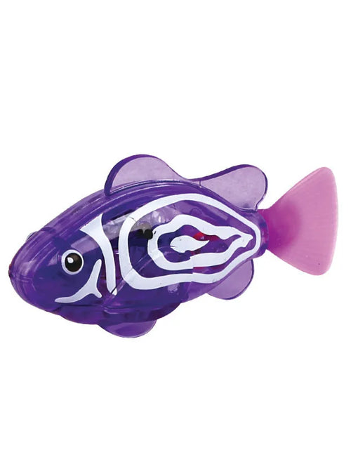 Load image into Gallery viewer, Baby Bath Light-Up Sensor Electric Small Fish Playing in Water Pet Fish Swimming Fish Can Swim Realistic Clownfish Toy
