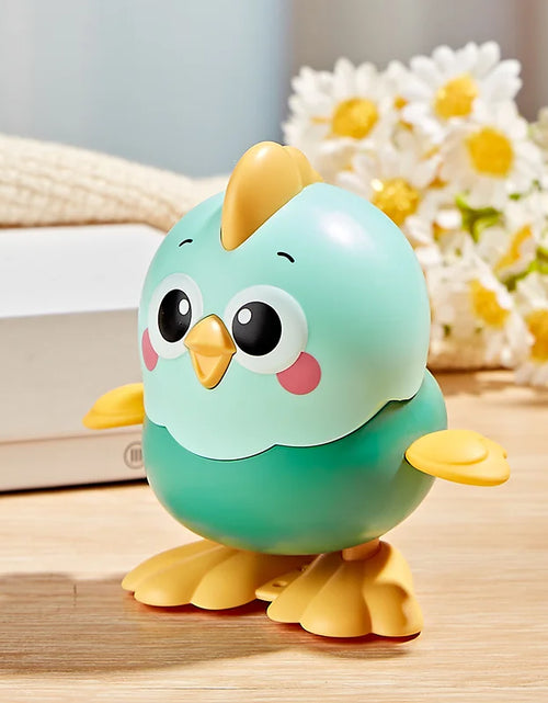 Load image into Gallery viewer, Funny Colorful Chick Reptile Clockwork Crawling Toy Rocky Swing Wind up Toy
