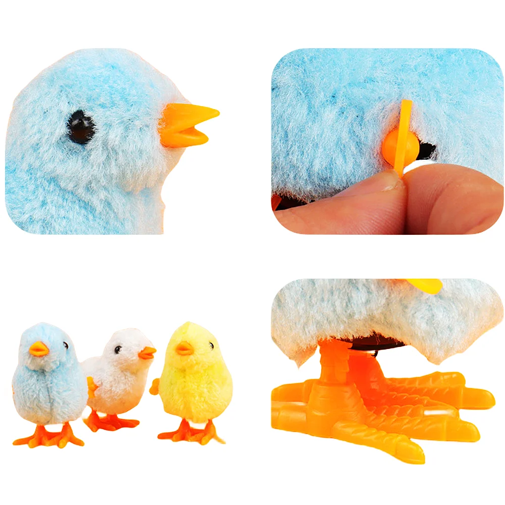 Colorful Wind-Up Walking Chicks