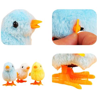 Colorful Wind-Up Walking Chicks