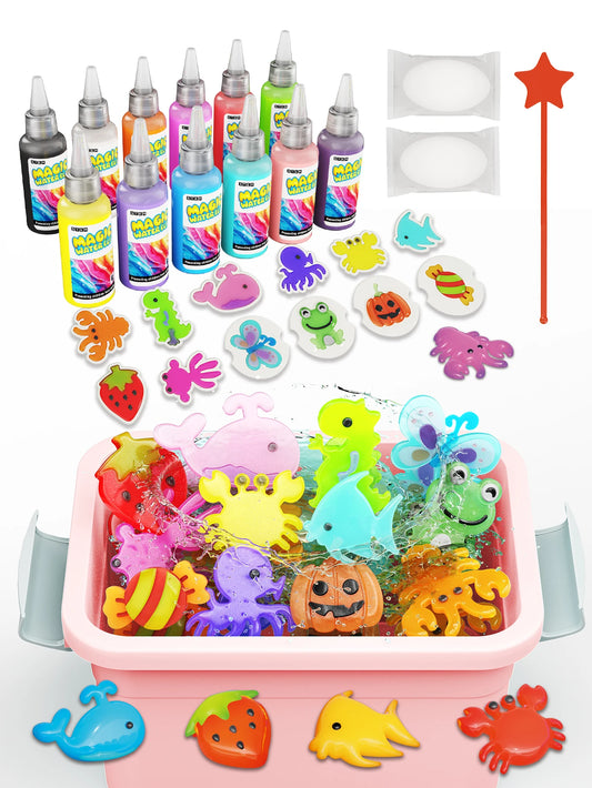 Fun Science Experiment Set, DIY Magical 3D Water Elf, Graffiti Painting Floating Toy