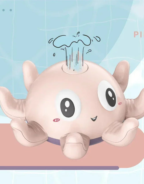Load image into Gallery viewer, Baby Bath Toys Spray Water Shower Bathing Toys for Kids Electric Whale Bath Ball with Light Music LED Light Toys Bathtub Toy
