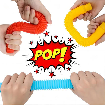 Colorful Stretch & Connect Pop Tubes