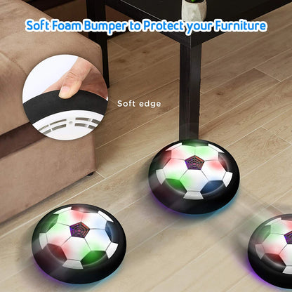 LED Hover Soccer Set with Goals