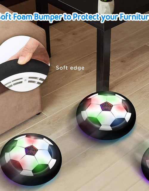 Load image into Gallery viewer, LED Hover Soccer Ball Air Power Training Ball Playing Football Indoor Outdoor Game  Sport Toys  Birthday Gifts for Kids Soccer
