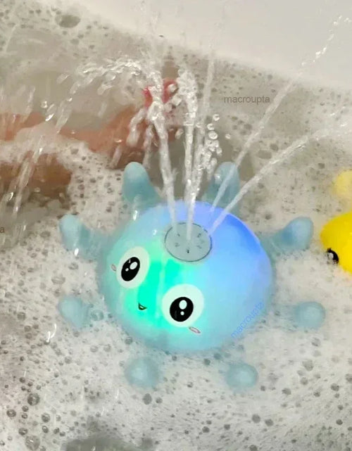 Load image into Gallery viewer, Baby Bath Toys Spray Water Shower Bathing Toys for Kids Electric Whale Bath Ball with Light Music LED Light Toys Bathtub Toy

