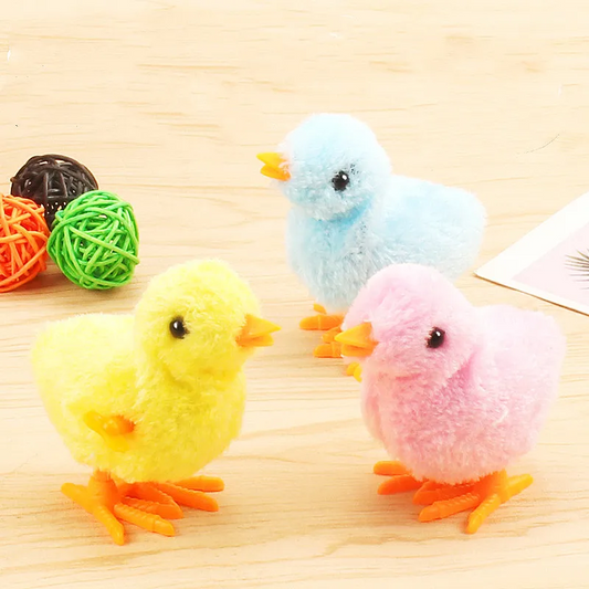 Colorful Wind-Up Walking Chicks