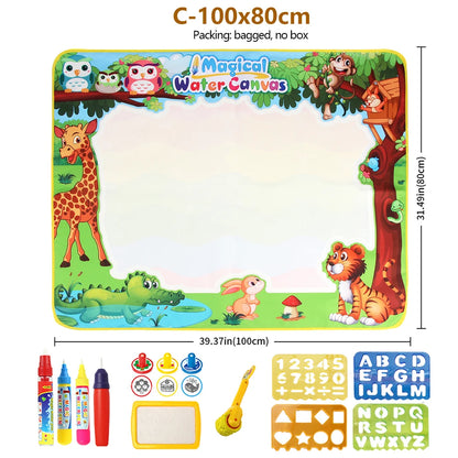 Large Reusable Water Doodle Mat – 39 × 31 in