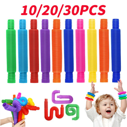 Colorful Stretch & Connect Pop Tubes