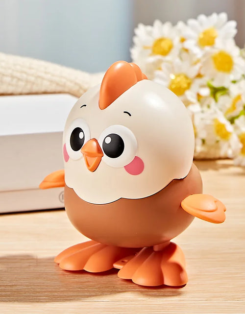 Load image into Gallery viewer, Funny Colorful Chick Reptile Clockwork Crawling Toy Rocky Swing Wind up Toy
