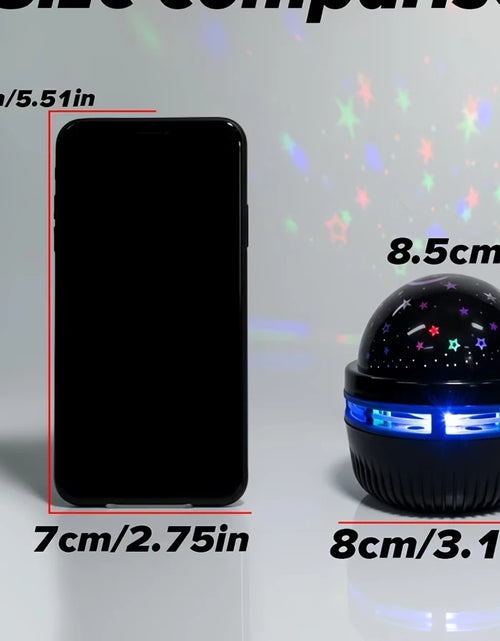 Load image into Gallery viewer, LED Starry Sky Night Lights USB Projector Lamp Magic Ball Moon Star Christmas Lights Home Room Atmosphere Decorations
