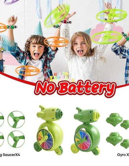 5-in-1 flying disc gyro toy