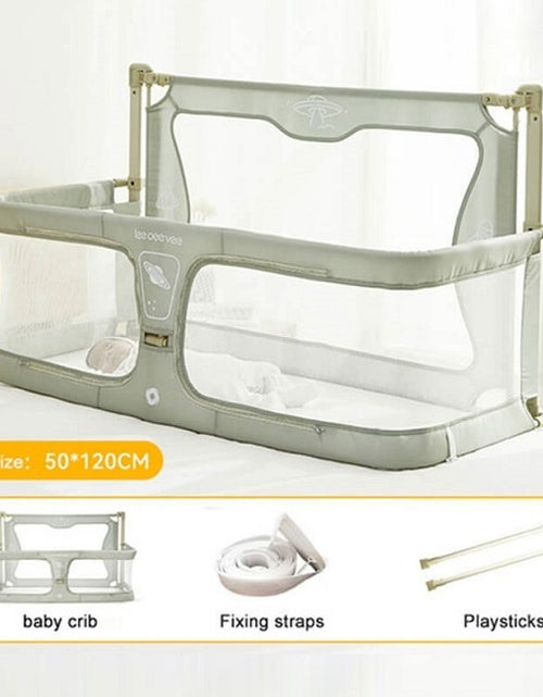 Load image into Gallery viewer, Baby Attach To Bed Bedside Crib Easy Folding
