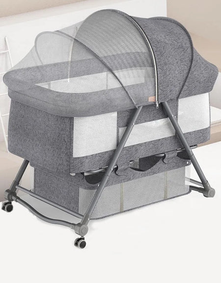 Light Foldable Rocking Baby Crib
