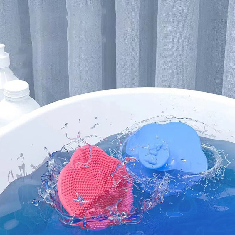 Baby Bath Brush Silicone SkinSoother for Babies