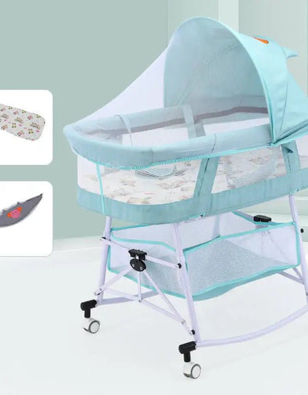 Light Foldable Rocking Baby Crib