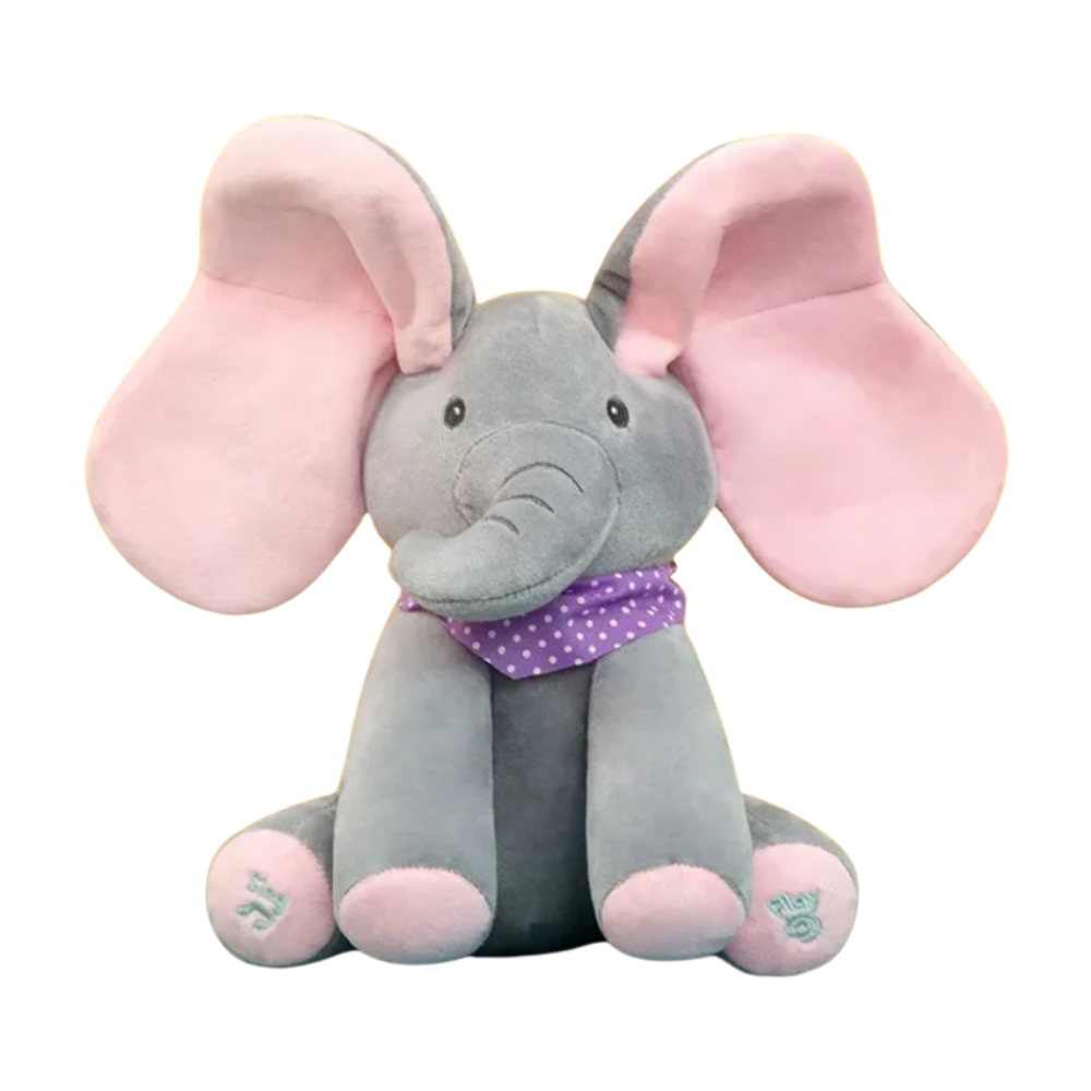Cute Baby Elephant Peekaboo Fun! 🐘🎈