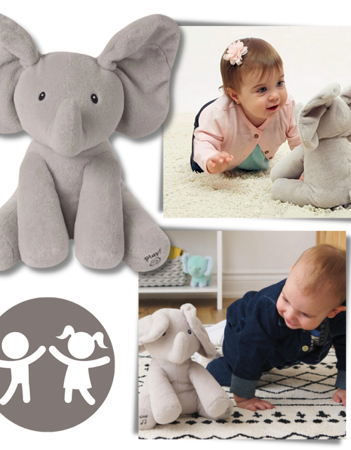 Load image into Gallery viewer, Cute Baby Elephant Peekaboo Fun! 🐘🎈
